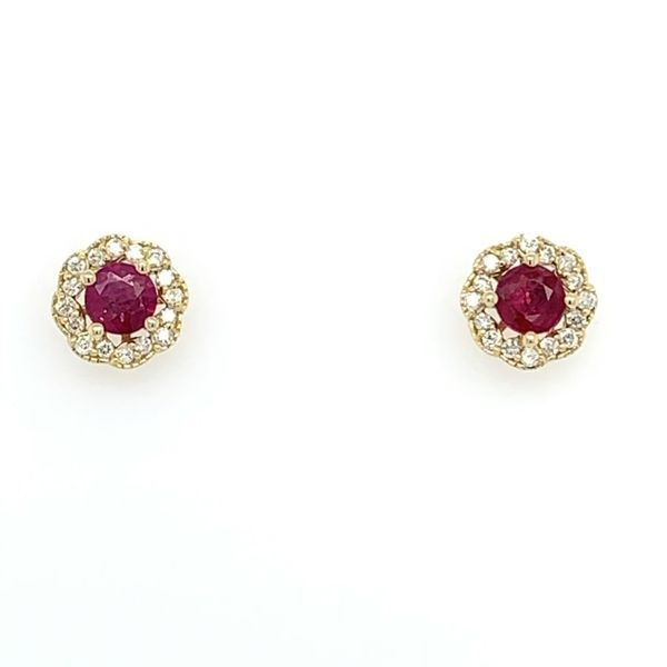 Ruby and Diamond Earrings Simones Jewelry, LLC Shrewsbury, NJ
