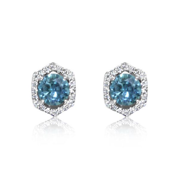 Montana Sapphire Earrings Simones Jewelry, LLC Shrewsbury, NJ