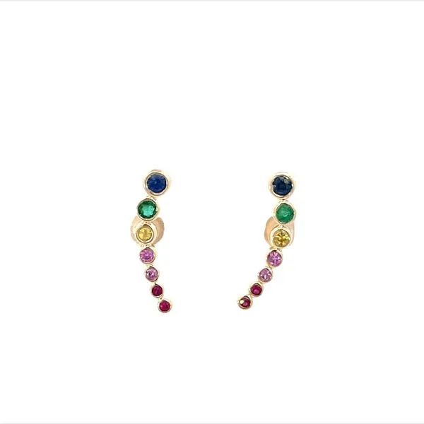 Sapphire Post Earrings Simones Jewelry, LLC Shrewsbury, NJ