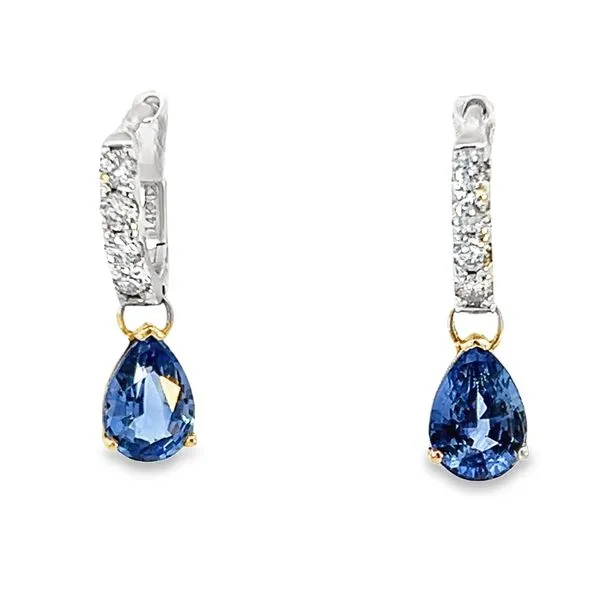 Sapphire & Diamond Earrings Simones Jewelry, LLC Shrewsbury, NJ