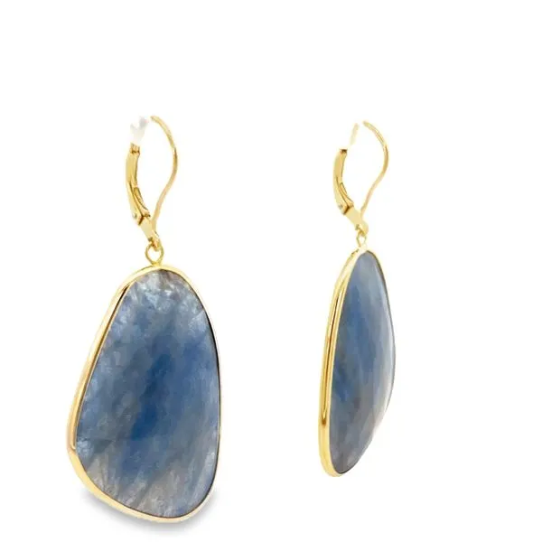 Sapphire Slice Earrings Image 2 Simones Jewelry, LLC Shrewsbury, NJ