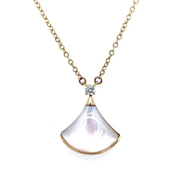 mother diamond necklace