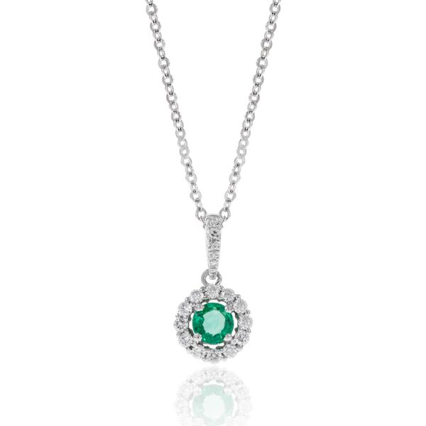 Diamond & Emerald Necklace Simones Jewelry, LLC Shrewsbury, NJ