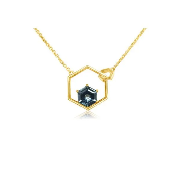 Montana Sapphire Necklace Simones Jewelry, LLC Shrewsbury, NJ