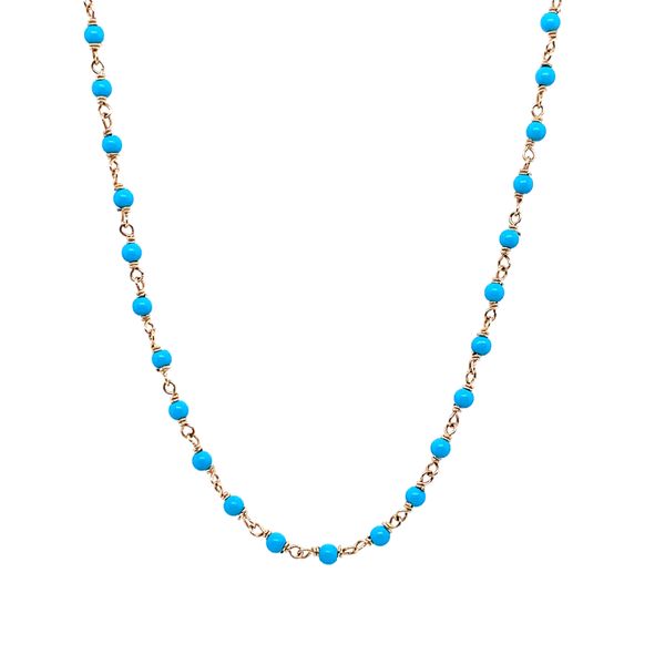 Wired Turquoise Necklace Simones Jewelry, LLC Shrewsbury, NJ