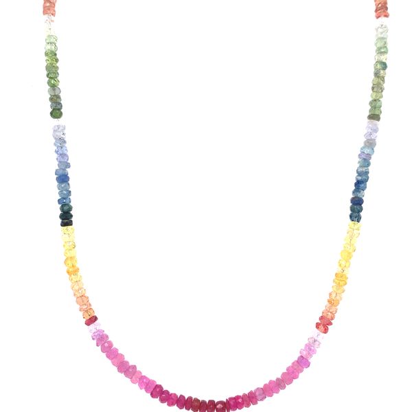 Multi Color Sapphire Necklace Simones Jewelry, LLC Shrewsbury, NJ