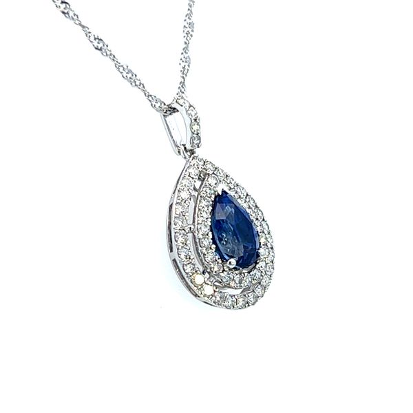 Sapphire Pendant Image 2 Simones Jewelry, LLC Shrewsbury, NJ