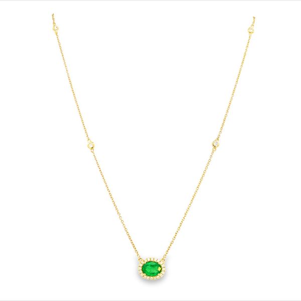 Emerald Necklace Image 3 Simones Jewelry, LLC Shrewsbury, NJ