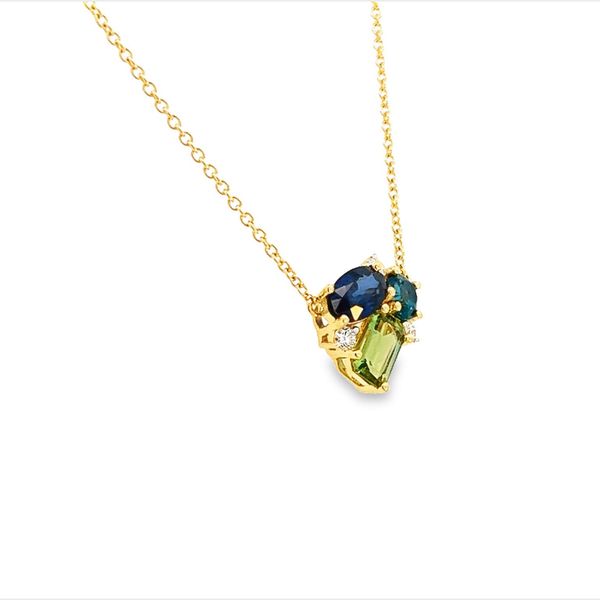 Colored Stone Necklace Image 2 Simones Jewelry, LLC Shrewsbury, NJ