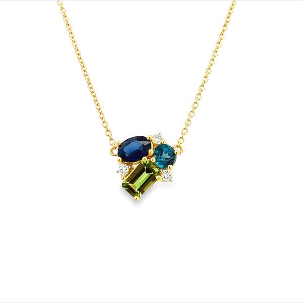 Colored Stone Necklace Simones Jewelry, LLC Shrewsbury, NJ