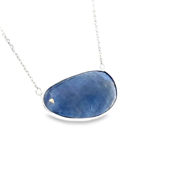 Sapphire Slice Necklace Image 2 Simones Jewelry, LLC Shrewsbury, NJ