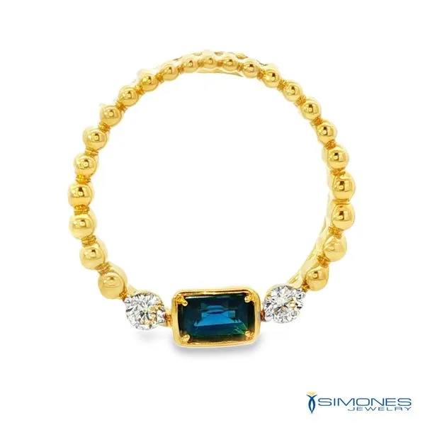 14K Yellow Sapphire Pendant Simones Jewelry, LLC Shrewsbury, NJ