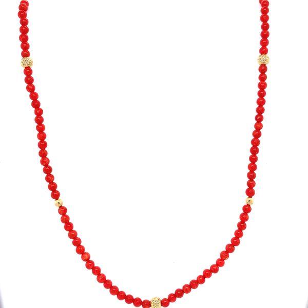 Genuine Coral Necklace Simones Jewelry, LLC Shrewsbury, NJ