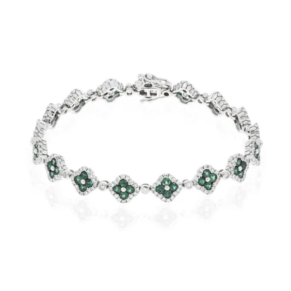 Diamond & Emerald Bracelet Simones Jewelry, LLC Shrewsbury, NJ