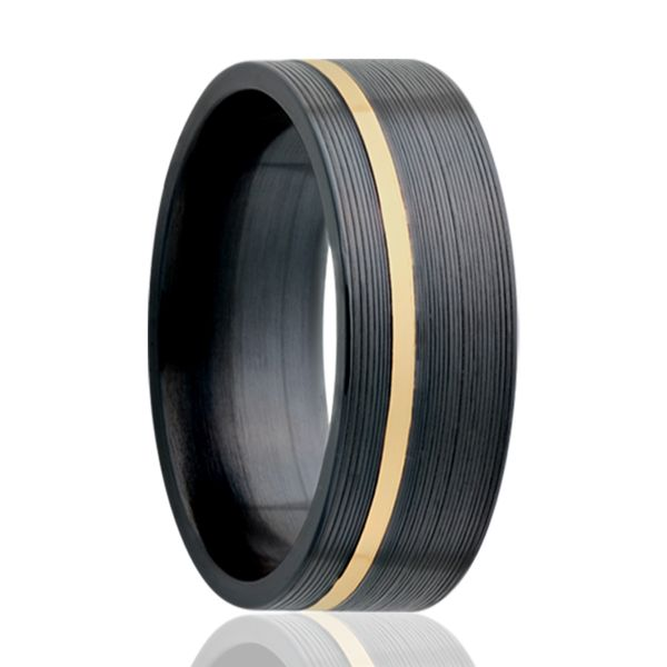 Mens Zirconium Wedding Band Simones Jewelry, LLC Shrewsbury, NJ