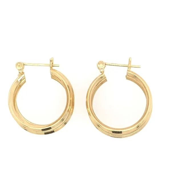 Gold Hoops Simones Jewelry, LLC Shrewsbury, NJ