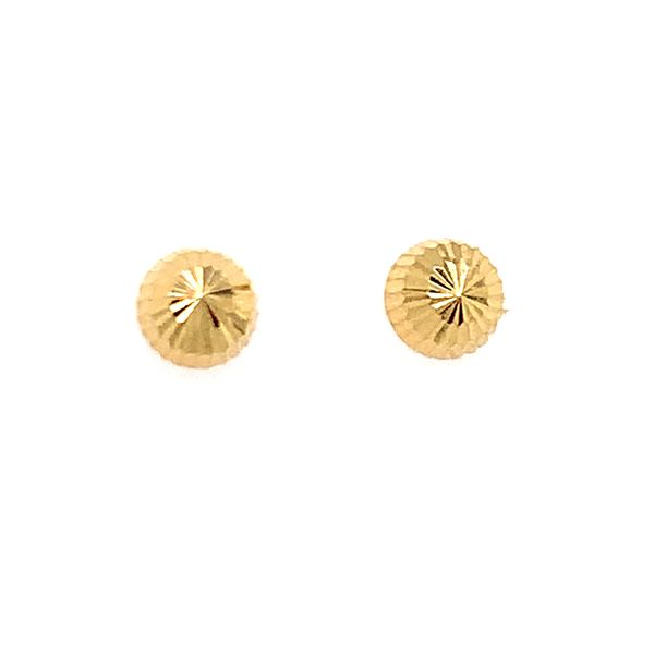 Gold Post Earrings Simones Jewelry, LLC Shrewsbury, NJ