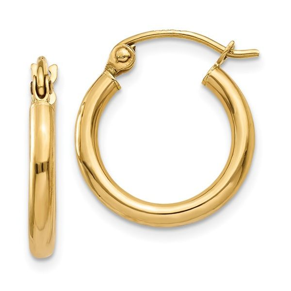 Gold Hoop Earrings Simones Jewelry, LLC Shrewsbury, NJ