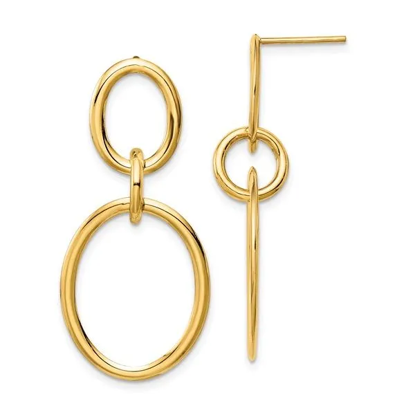 Gold Drop Earrings Simones Jewelry, LLC Shrewsbury, NJ