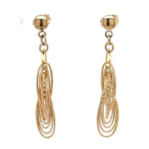 Dangle Gold Earrings Simones Jewelry, LLC Shrewsbury, NJ
