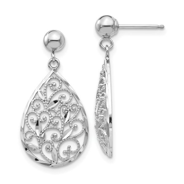 Filigree Dangle Earrings Simones Jewelry, LLC Shrewsbury, NJ
