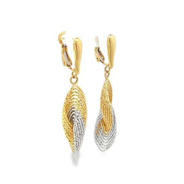 Twisted Drop Earrings Image 2 Simones Jewelry, LLC Shrewsbury, NJ