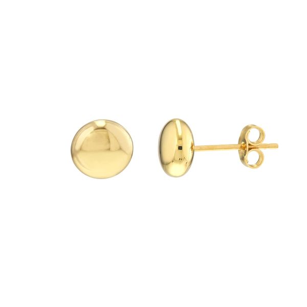 Gold Pebble Earrings Simones Jewelry, LLC Shrewsbury, NJ