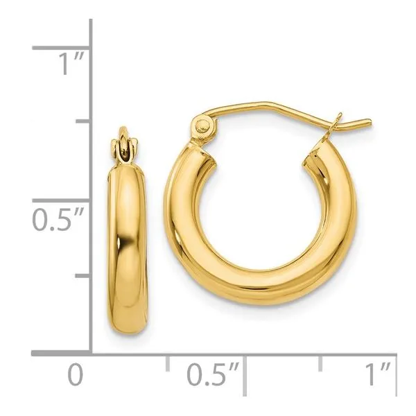 Hoop Earrings Image 2 Simones Jewelry, LLC Shrewsbury, NJ