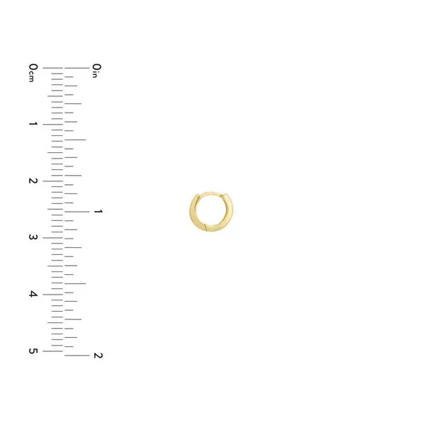 Gold Petite Huggie Earrings Image 2 Simones Jewelry, LLC Shrewsbury, NJ