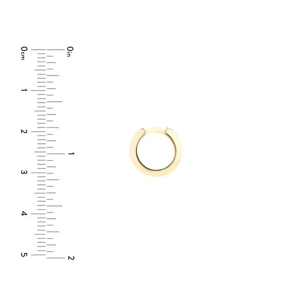 Polished Huggie Earrings Image 2 Simones Jewelry, LLC Shrewsbury, NJ
