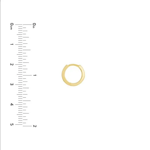 Small Gold Huggie Earrings Image 2 Simones Jewelry, LLC Shrewsbury, NJ