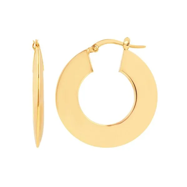 14K Round Hoop Earrings Simones Jewelry, LLC Shrewsbury, NJ