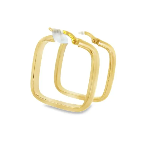 14K Yellow Squre 7/8