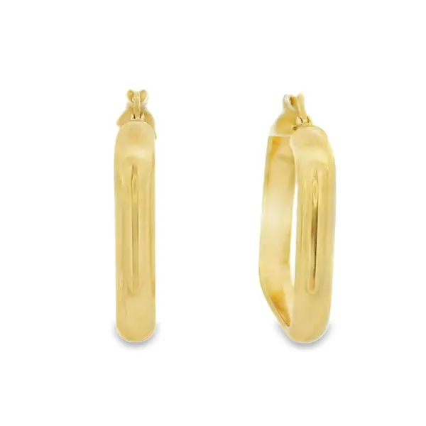 14K Yellow Squre 7/8