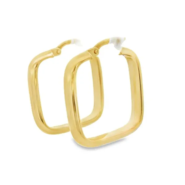 14K Yellow Squre 7/8