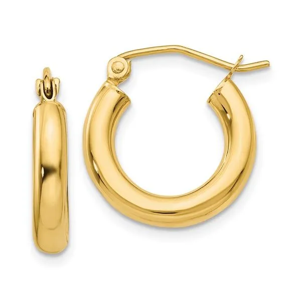 14K Yellow Hoops Simones Jewelry, LLC Shrewsbury, NJ