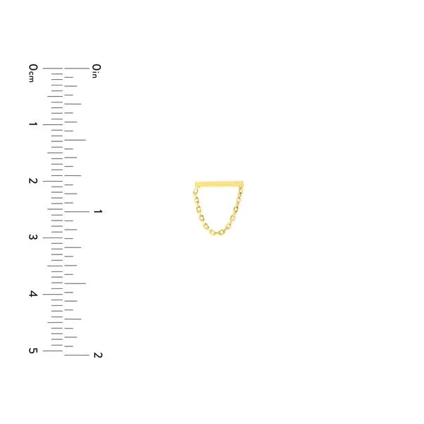 14K Yellow Earrings Image 2 Simones Jewelry, LLC Shrewsbury, NJ