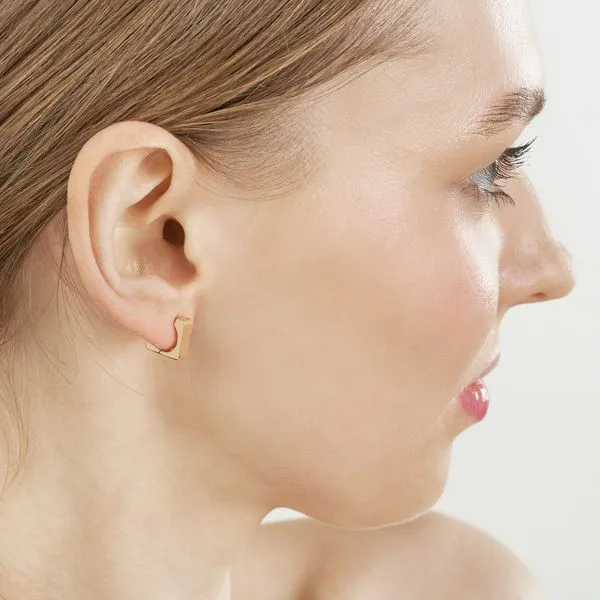 14K Yellow Earrings Image 3 Simones Jewelry, LLC Shrewsbury, NJ