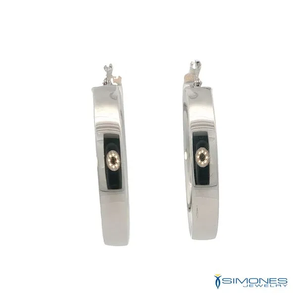 14K White Gold Earrings Image 3 Simones Jewelry, LLC Shrewsbury, NJ