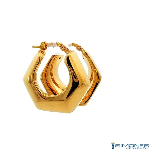14K Yellow Earrings Image 2 Simones Jewelry, LLC Shrewsbury, NJ