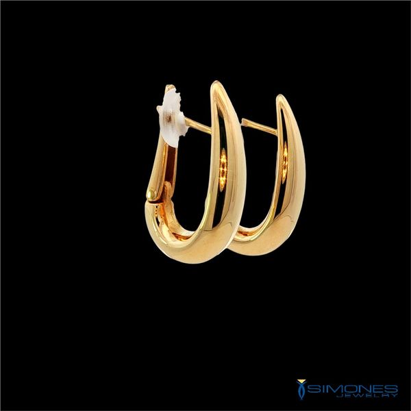 14k Yellow Gold Earrings Image 2 Simones Jewelry, LLC Shrewsbury, NJ