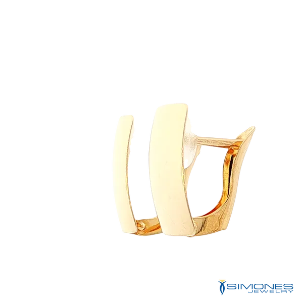 14K Yellow Gold Earrings Image 3 Simones Jewelry, LLC Shrewsbury, NJ