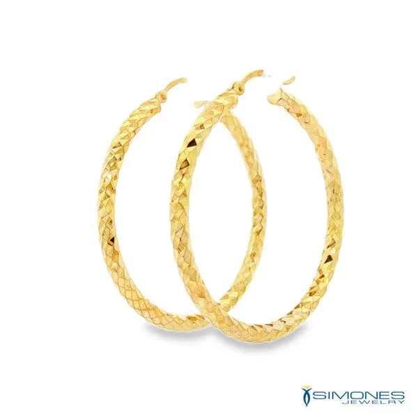 14K Yellow Gold Earrings Image 3 Simones Jewelry, LLC Shrewsbury, NJ