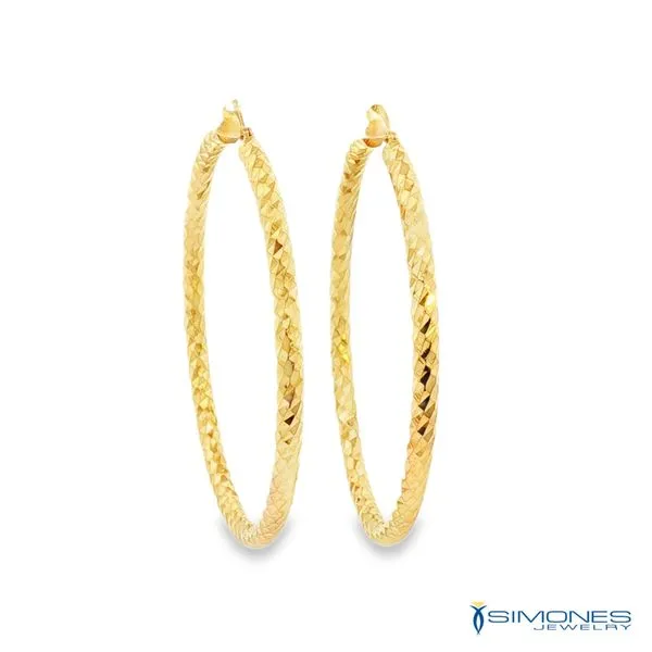 14K Yellow Gold Earrings Image 2 Simones Jewelry, LLC Shrewsbury, NJ