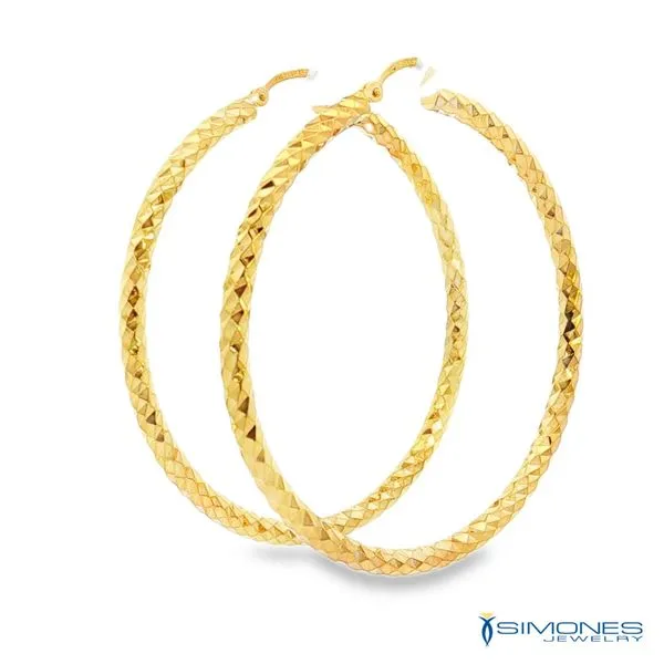 14K Yellow Gold Earrings Image 3 Simones Jewelry, LLC Shrewsbury, NJ