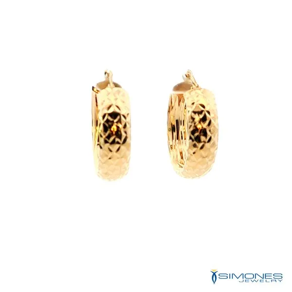 14K Yellow Gold Earrings Image 3 Simones Jewelry, LLC Shrewsbury, NJ