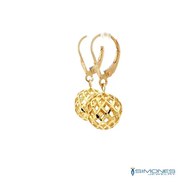 14K Yellow Gold Earrings Image 2 Simones Jewelry, LLC Shrewsbury, NJ