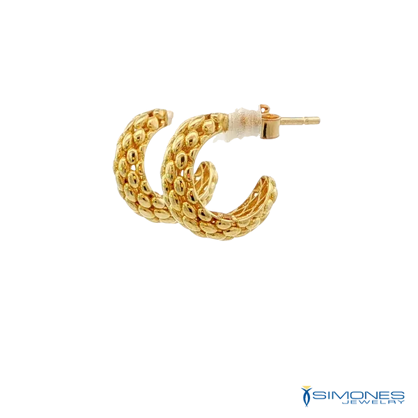 14K Yellow Gold Earrings Image 3 Simones Jewelry, LLC Shrewsbury, NJ