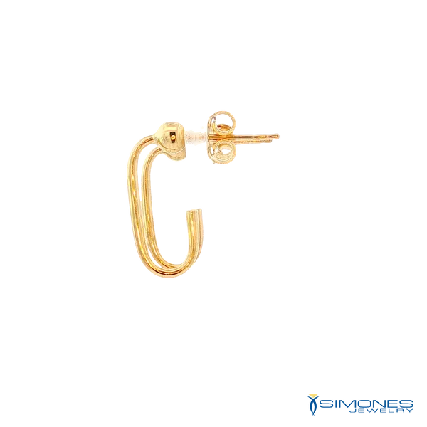 14K Yellow Gold Earrings Image 3 Simones Jewelry, LLC Shrewsbury, NJ
