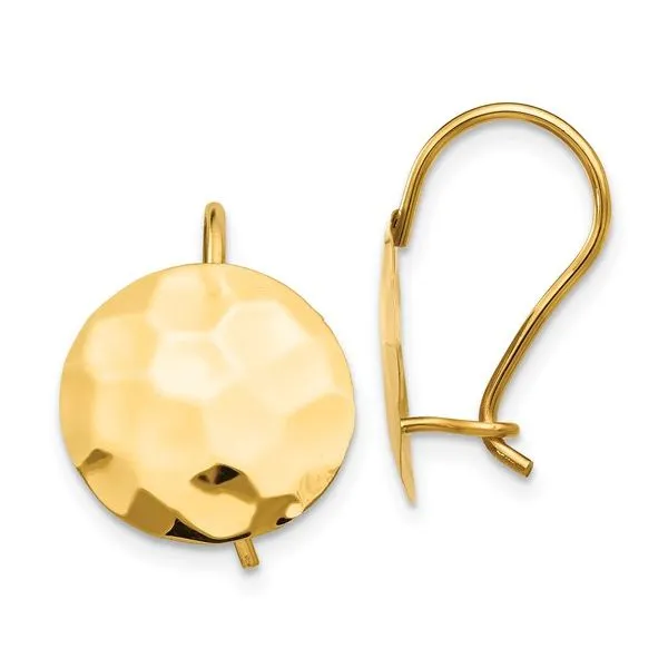 Hammered Disc Earrings Simones Jewelry, LLC Shrewsbury, NJ